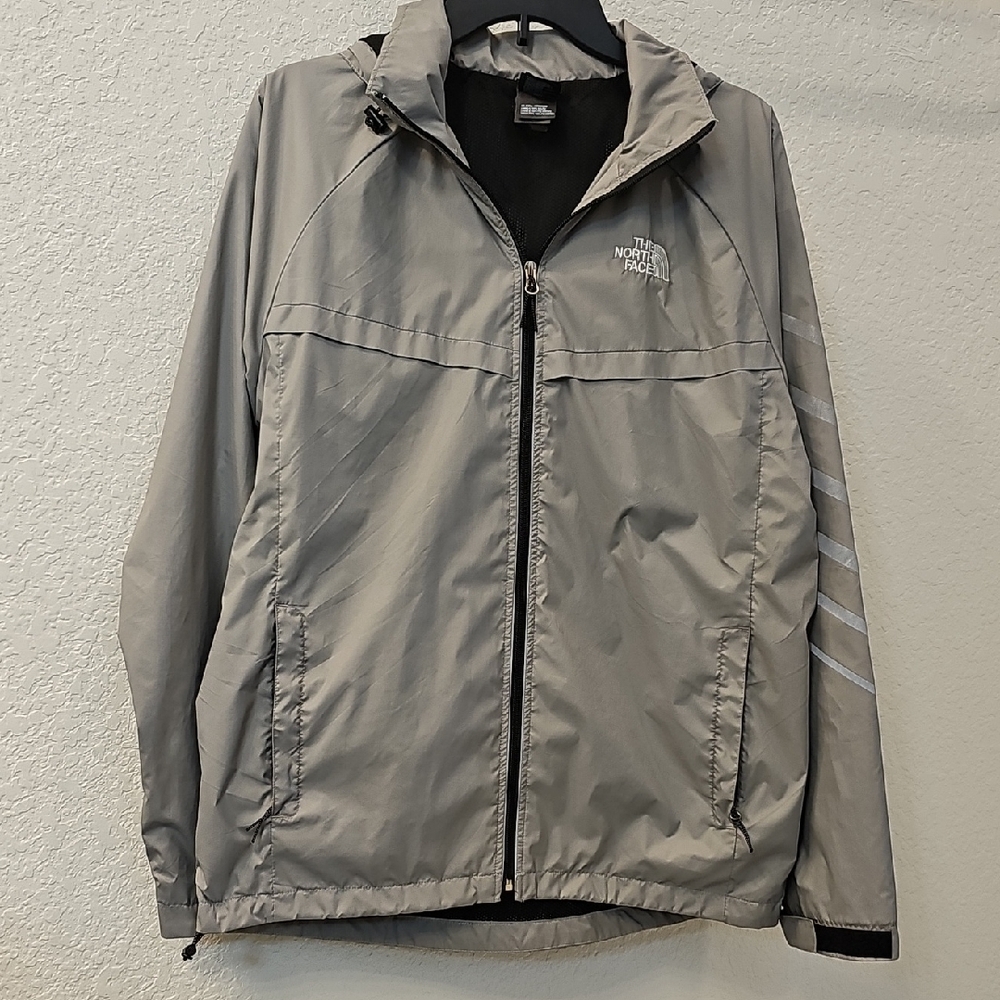 The North Face Gray Men's Rain Hoodie Jacket